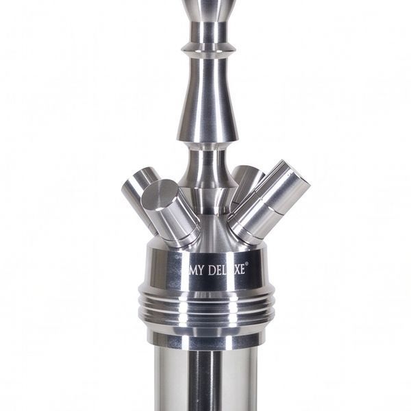 Кальян AMY Deluxe SS08 Hammer Steel Basic, 70 см фото