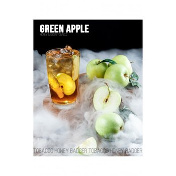 Табак Honey Badger Green apple mild 40 г. (Зеленое яблоко)