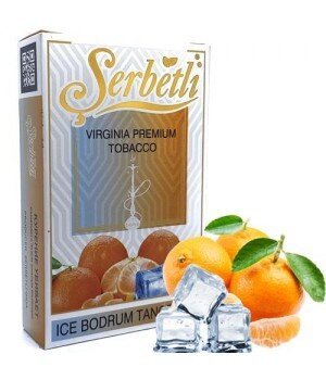 Табак Serbetli Ice bodrum tangerine (мандарин и лед) фото