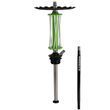 Шахта Trumpet Hookah Rider W-40 49 см, зелено-белый