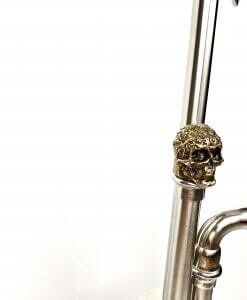 Кальян TRUMPET HOOKAH skull SILVER 67 см фото