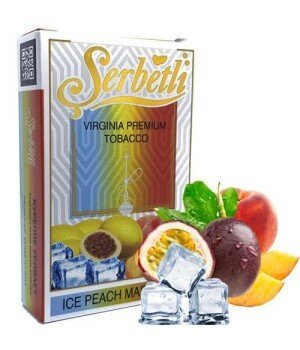 Табак Serbetli Ice peach maracuja (персик . маракуя и лед) фото