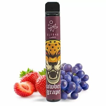 Одноразовая POD система Elf Bar Lux 800 Strawberry grape