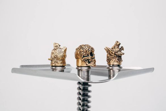 Кальян Trumpet Hookah Bear Silver, 60 см фото