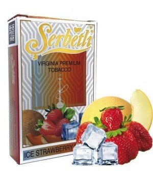 Табак Serbetli Ice strawberry melon (клубника. дыня и лед) фото