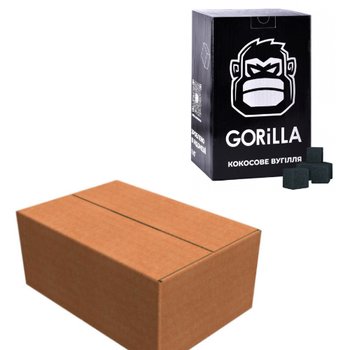 Кокосове вугілля для кальяну 10 кг Gorilla фото