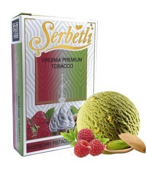 Табак Serbetli Raspberry pistachio ice cream (фисташковое мороженное с малиной) фото