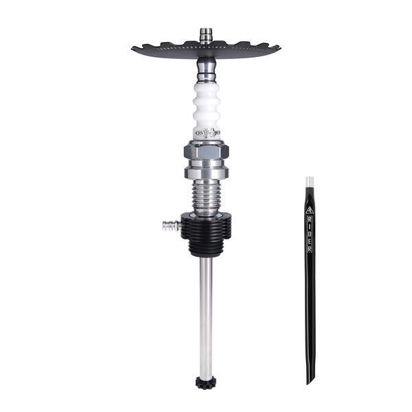 Кальян Trumpet Hookah Rider Svich Craft на скляній колбі, 55 см фото