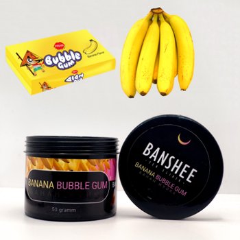 Чайная смесь Banshee Banana bubble Gum 50 г (банановая жвачка)