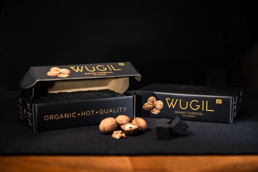 Wugil органический уголь для кальяна из ореховой скорлупы фото